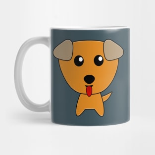 Cute Smiling Orange Dog Mug